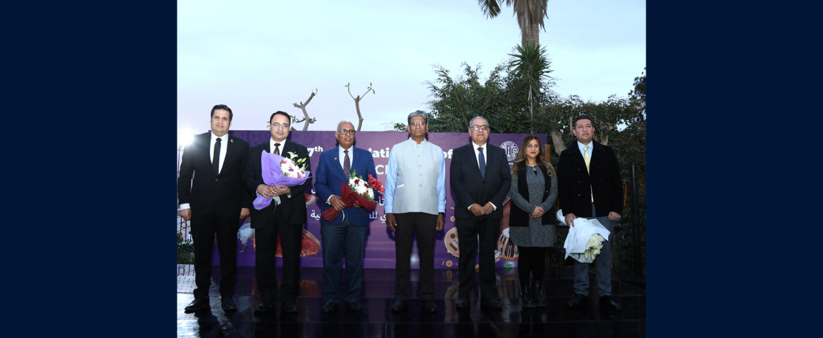 Ambassador Suresh Reddy honouring Guests of Honour during the ICCR Foundation Day-April 9, 2026