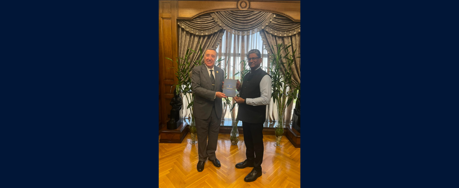 Ambassador Suresh Reddy met  H.E. Boulos Fahmy, President of the Supreme Constitutional Court of Egypt