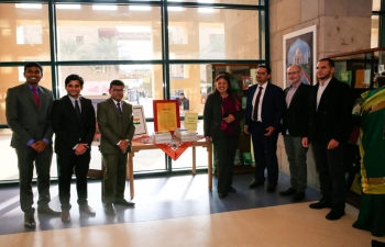 Inauguration of Know India Corner at the American University in Cairo (AUC) 