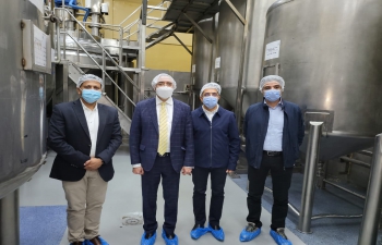 Ambassador's visit to 'Dabur Egypt Ltd.' on 16 March 2022