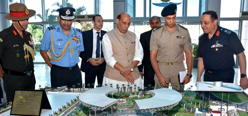 Raksha Mantri, Shri Rajnath Singh visited the Egyptian Air Force Museum (19 September 2022)