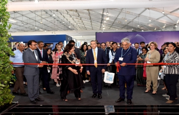 Shri Bhupender Yadav, Minister for Environment, Forest & Climate Change inaugurated ‘India Pavilion’ at COP 27 in Sharm Al Sheikh.