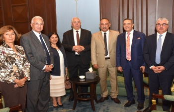 Iftar hosted by Ambassador Ajit Gupte was attended by Minister of Agriculture, H.E. Mr Mohamed El-Quseir and Minister for Trade & Industry, H.E. Mr. Ahmed Samir Saleh