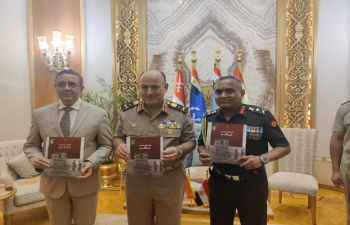 Chief of Army Staff of India, Gen Manoj Pande met Chief of Staff Egyptian Armed Forces, Lt Gen Osama Ahmed Roshdy Abdullah Askar