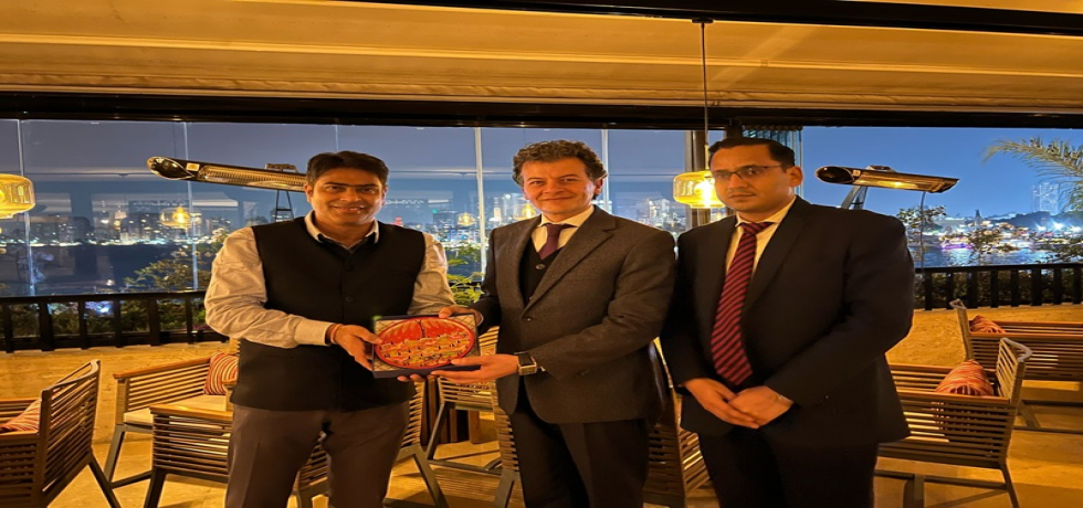 Mr. Prithul Kumar, Joint Secretary, MoIB, India met Dr. Hani Abu Al-Hassan, Adviser from Egyptian Media Production City for an engaging discussion on WAVES2025