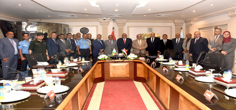 A high level Indian delegation led by Mr. Sanjeev Kumar, Secretary (Defence Production), Ministry of Defence of India held discussion with Chairman Arab Organisation for Industrialisation.