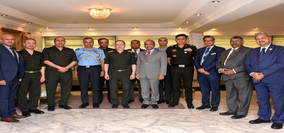 A high level Indian delegation led by Mr. Sanjeev Kumar, Secretary (Defence Production), Ministry of Defence of India held discussion with Air Defence Chief for Armament.