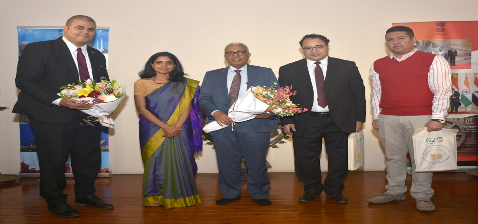 Celebration of 75th ICCR Foundation Day celebrations at Maulana Azad Centre for Indian Culture, Cairo (17 April 2025).