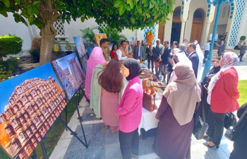  India's rich art and cultural heritage exhibition by MACIC, Embassy of India, Cairo at  the League of Arab States Secretariat on the occasion of the World Day for Cultural Diversity for Dialogue and Development.