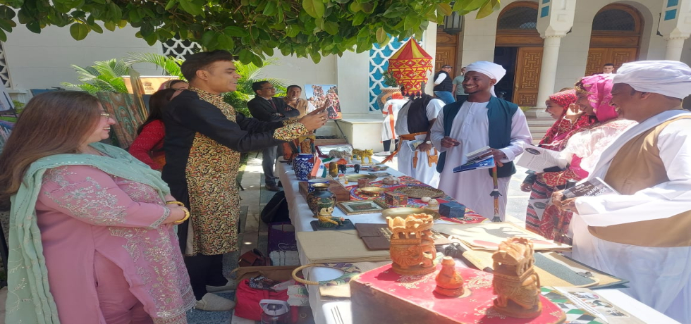 India's rich art and cultural heritage exhibition at the League of Arab States Secretariat on the occasion of the World Day for Cultural Diversity for Dialogue and Development  