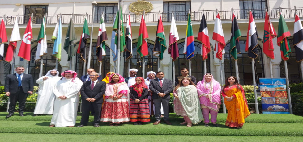India's rich art and cultural heritage exhibition at the League of Arab States Secretariat on the occasion of the World Day for Cultural Diversity for Dialogue and Development  v