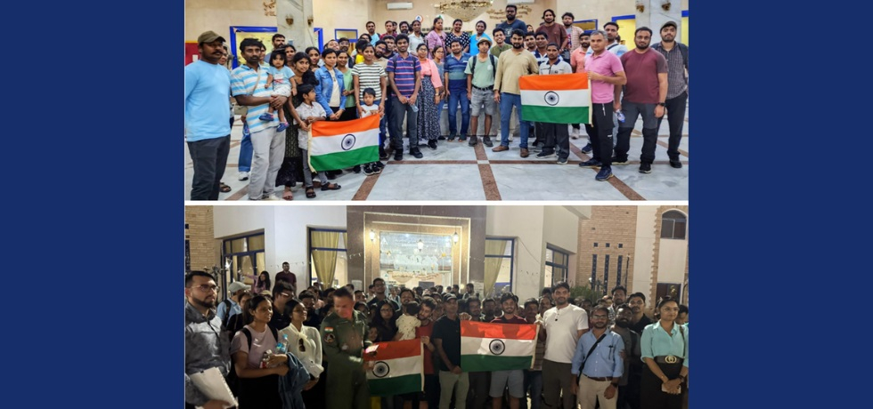 Evacuation of Indian national through Taba border, Egypt 