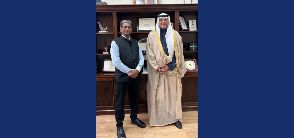 Ambassador Shri Suresh K Reddy met Amb Dr. Khaled Manzalawi Assistant Secretary General of League of Arab States