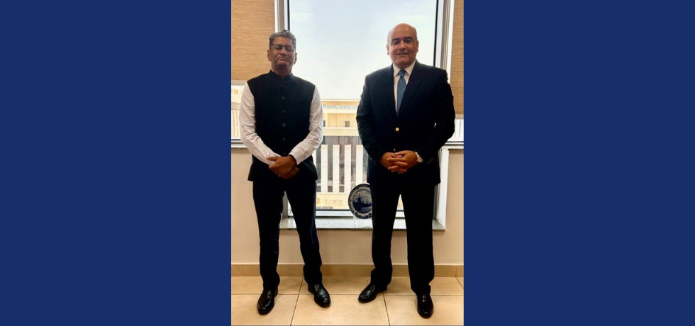 Ambassador Shri Suresh K Reddy met Assistant Foreign Minister Ambassador Mr. Hatem Kamal el-din