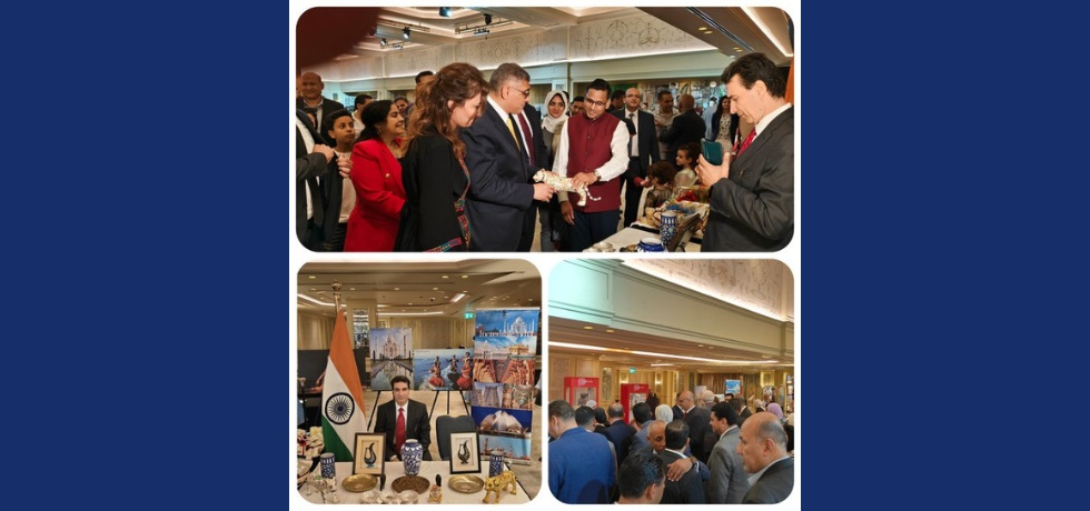 Maulana Azad Centre for Indian Culture participated in the Giza Traditional Handicraft Exhibition in Cairo