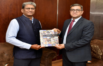 Ambassador met Dr. Osama El Said, Editor-in-Chief of Al Akhbar 