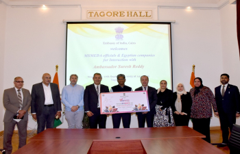 Ambassador Suresh K. Reddy during his meeting with MSMEDA officials Sept. 17, 2025
