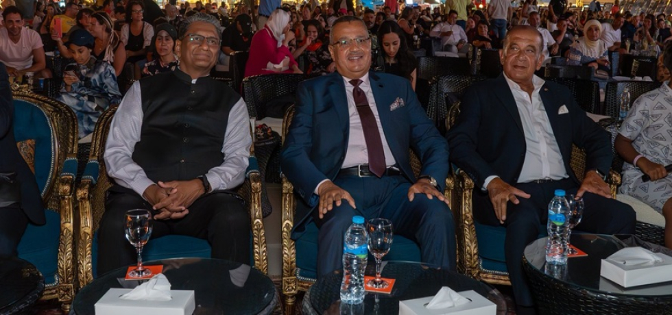 Ambassador Suresh K. Reddy with H.E. the Governor of South Sinai during Indian Cultural Festival in Sharm El Sheikh